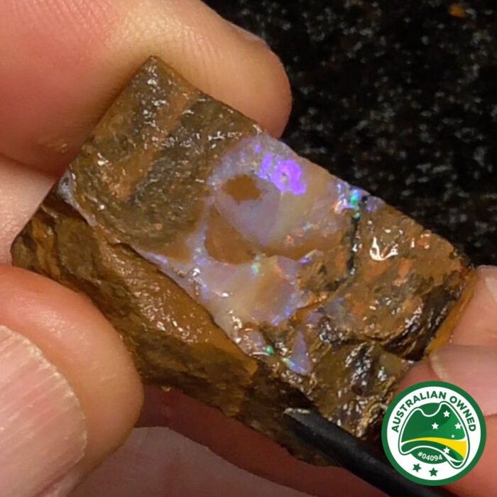 Boulder Opal Single Rough - Ro3000 - Image 7