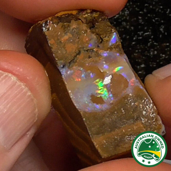 Boulder Opal Single Rough - Ro3000 - Image 5