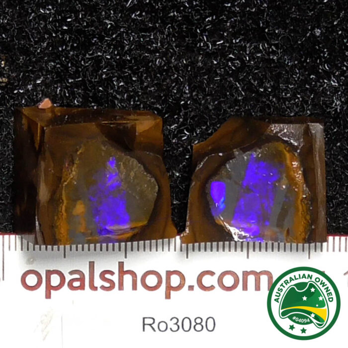 Queensland Boulder Rough Opal Pair - Ro3080 - Image 2