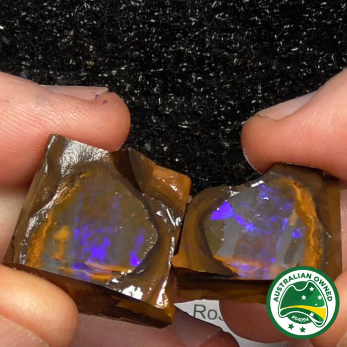 Queensland Boulder Rough Opal Pair - Ro3080 - Image 6