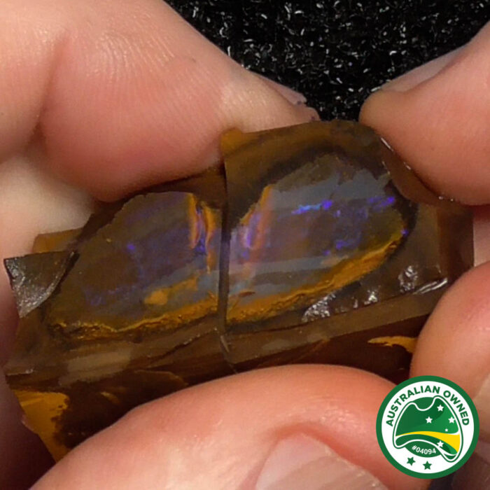 Queensland Boulder Rough Opal Pair - Ro3080 - Image 3