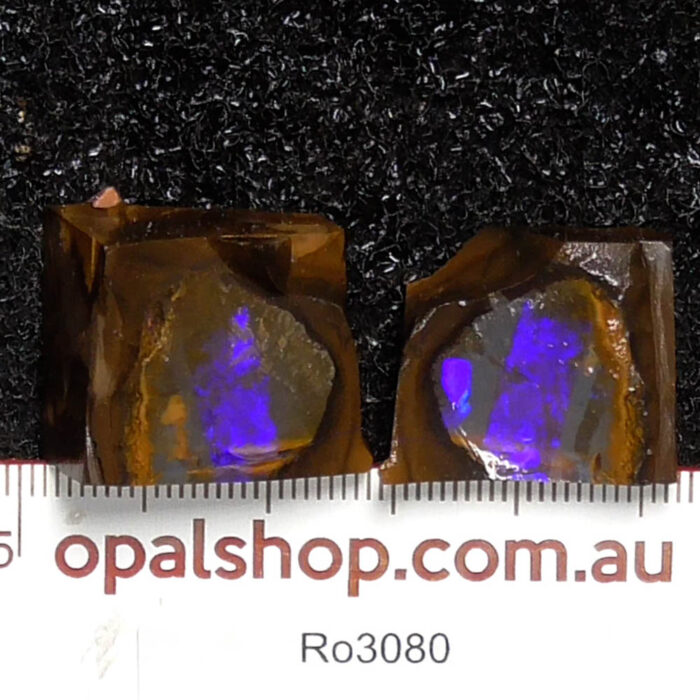 Queensland Boulder Rough Opal Pair - Ro3080